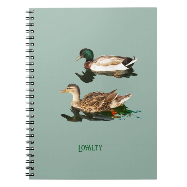Ducks mallards notebook (Front)