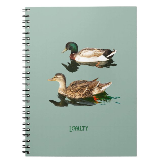 Ducks mallards notebook (Front)