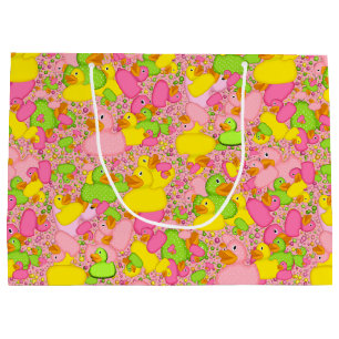Ducks-n-Dots-Style-2-Lt Pink-GIFT BAG L