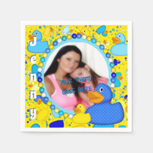 Ducks-n-Dots-Style-3-Yellow-PHOTO-TEMPLATE-  Napkin