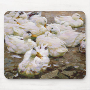 Ducks on a pond mouse pad
