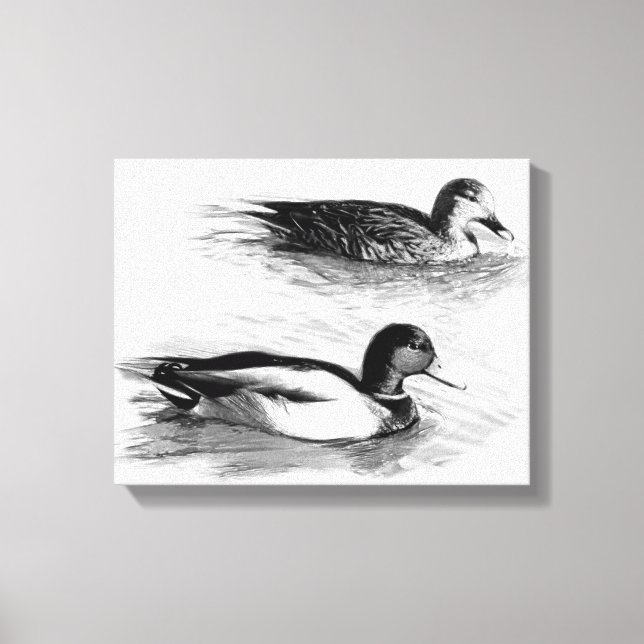 Ducks on the Lake Canvas Print (Front)