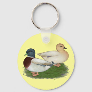 Ducks:  Pastel Calls Keychain