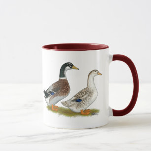 Ducks:  Silver Appleyard Mug