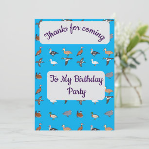 Ducks Thank you Card