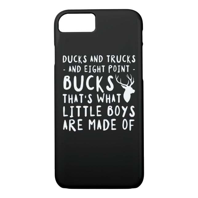 Ducks Trucks Eight Point Buck Hunter Case-Mate iPhone Case (Back)