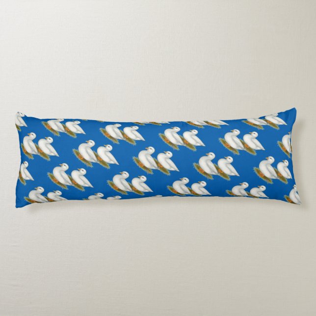 Ducks:  White Calls Body Pillow (Back)