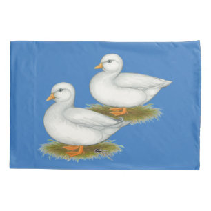 Ducks:  White Calls Pillowcase