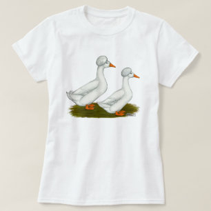 Ducks:  White Crested T-Shirt