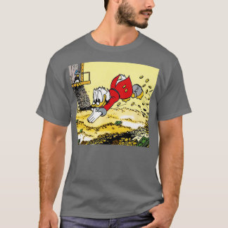 DuckTales Scrooge McDuck Swimming In Cash T-Shirt