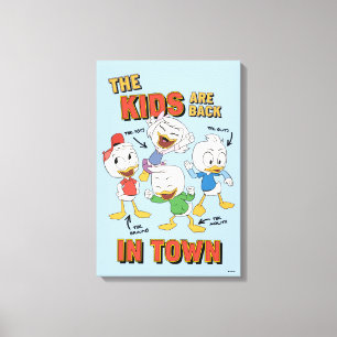 DuckTales   The Kids are Back in Town Canvas Print