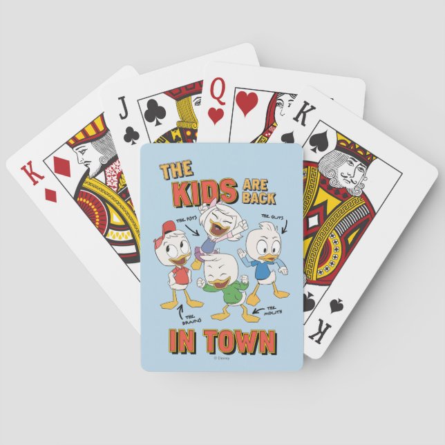 DuckTales | The Kids are Back in Town Playing Cards (Back)