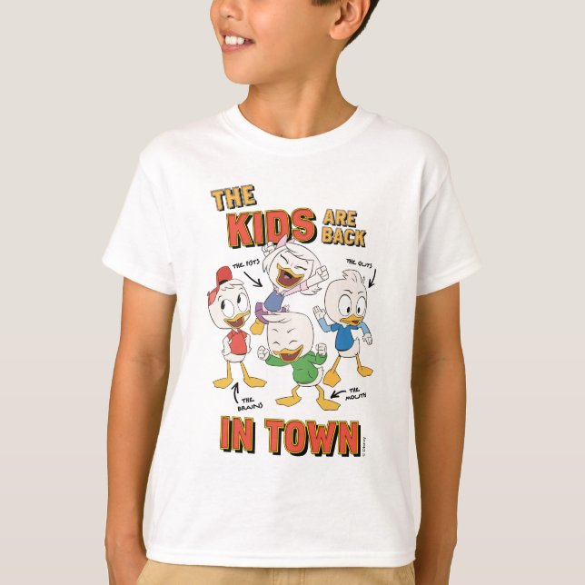 DuckTales | The Kids are Back in Town T-Shirt (Front)