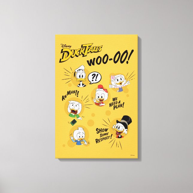 DuckTales Woo-oo! Canvas Print (Front)