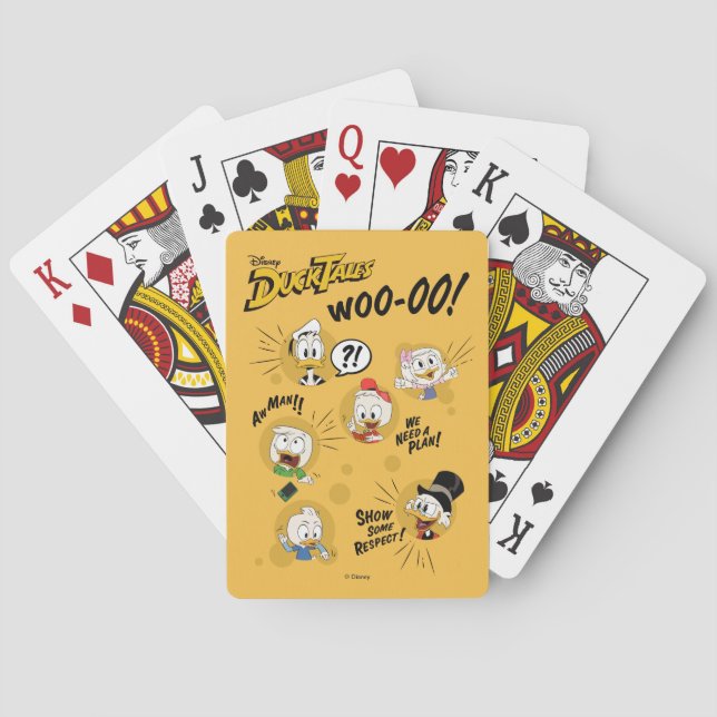 DuckTales Woo-oo! Playing Cards (Back)