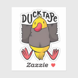 Ducktape Funny Kawaii Duck Wrapped in Tape