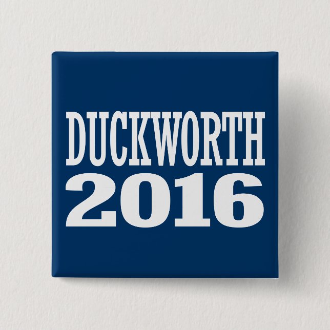 Duckworth - Tammy Duckworth 2016 2 Inch Square Button (Front)