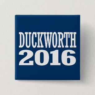 Duckworth - Tammy Duckworth 2016 2 Inch Square Button