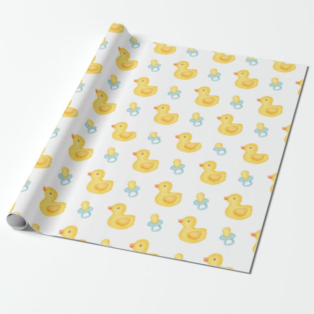 Ducky and Binky  Wrapping Paper (Unrolled)
