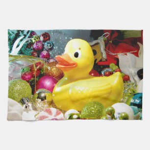 Ducky Christmas I Kitchen Towel