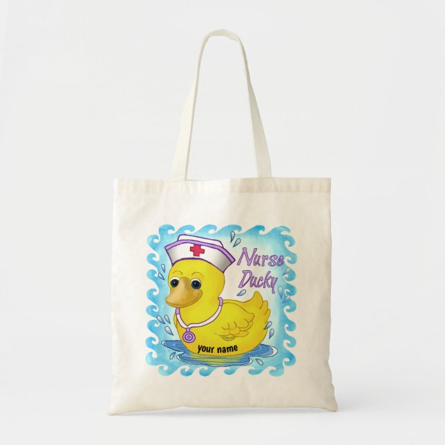 Ducky Custom Nurse Sac fourre-tout (Devant)
