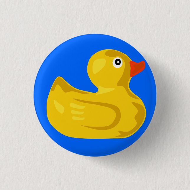 Ducky  Duck 1 Inch Round Button (Front)