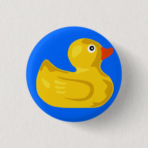 Ducky Duck 1 Inch Round Button