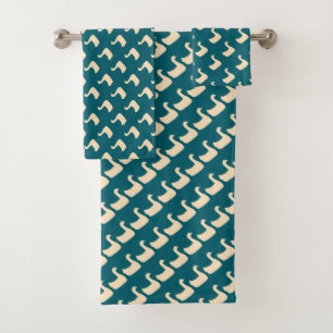 Ducky Duck Kids Teal Bath Towel Set