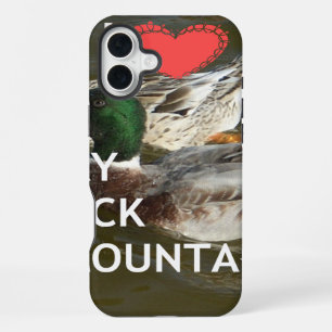 Ducky duck mountains. iPhone 16 plus case
