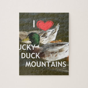 Ducky duck mountains. jigsaw puzzle