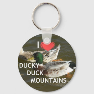 Ducky duck mountains. keychain