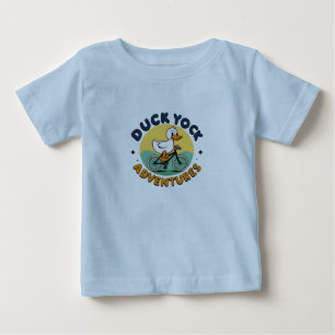 Ducky Rider Cute Cartoon Bicycle T-Shirt