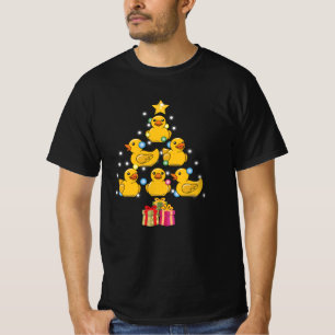 Ducky Rubber Duck Christmas Tree T-Shirt