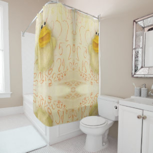 DUCKY shower curtain   m3galleryStudio