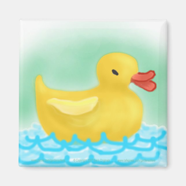 DUCKY Sq Magnet (Front)