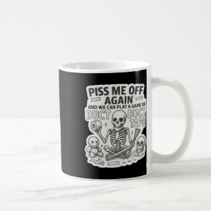 Duct Duct Tape Skeleton Funny Sarcastic Halloween Coffee Mug