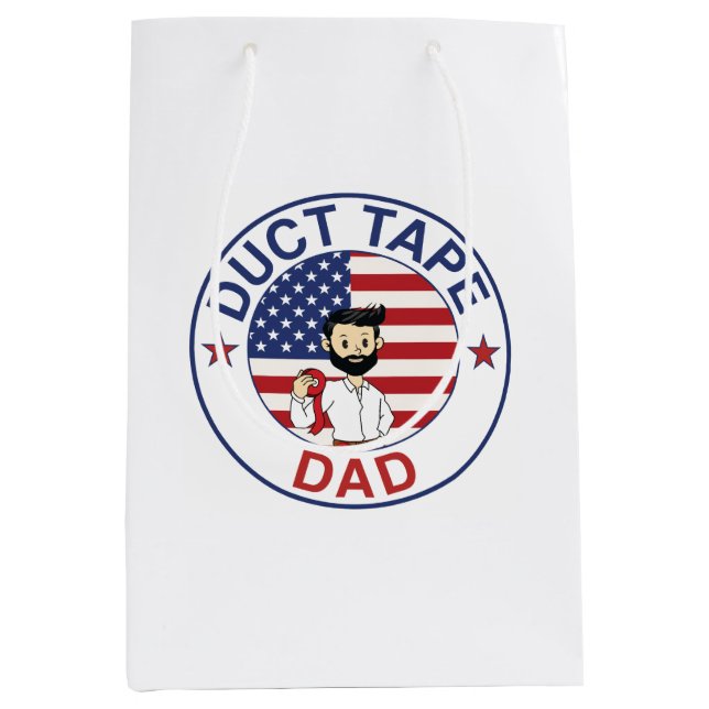 Duct Tape Dad - Gift Bag (Front)