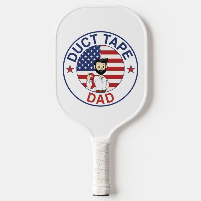Duct Tape Dad - Pickleball Paddle (Front)