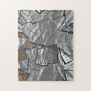 Duct tape jigsaw puzzle