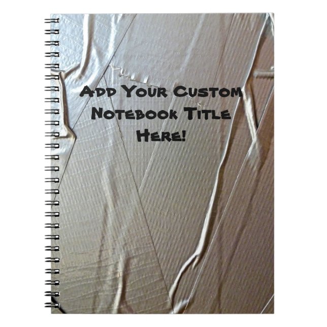 Duct Tape Look Notebook (Front)