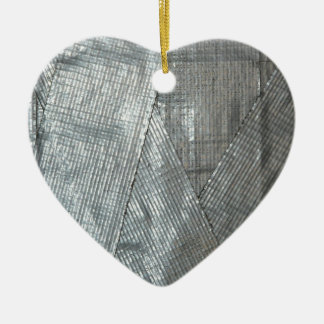 Duct Tape Love Ceramic Ornament