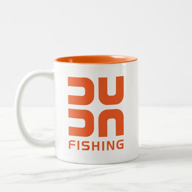 Duda Fishing - Angler Fuel Two-Tone Coffee Mug (Left)