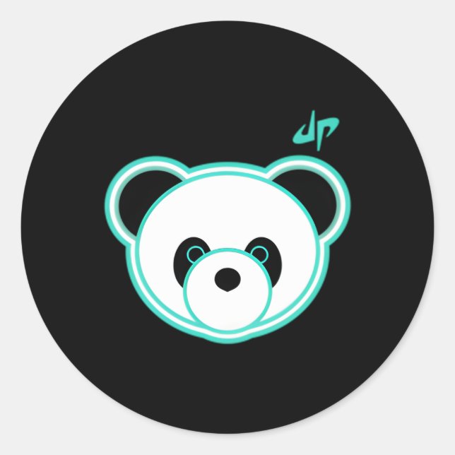 Dude Perfect Panda Classic Round Sticker (Front)
