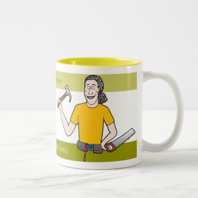Dude With A Hammer mug (Right)