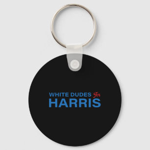Dudes For Harris 3 Keychain