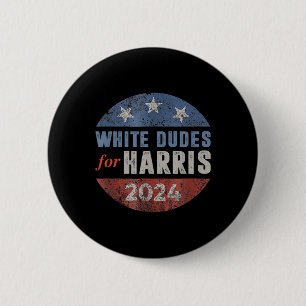 Dudes For Kamala Harris 9 2 Inch Round Button