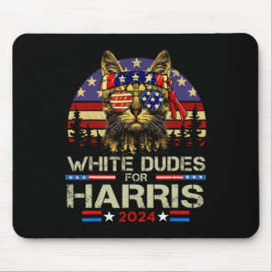 Dudes For Kamala Harris Childless Cat Lady For Kam Mouse Pad