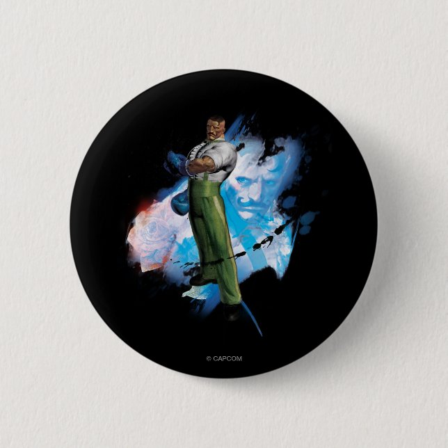 Dudley 2 Inch Round Button (Front)