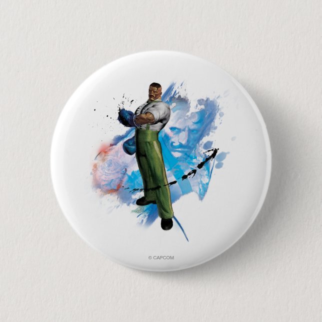 Dudley 2 Inch Round Button (Front)