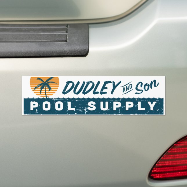 Dudley and Son Bumper Sticker (On Car)